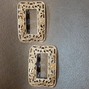 Vintage Gold Shoe Clips